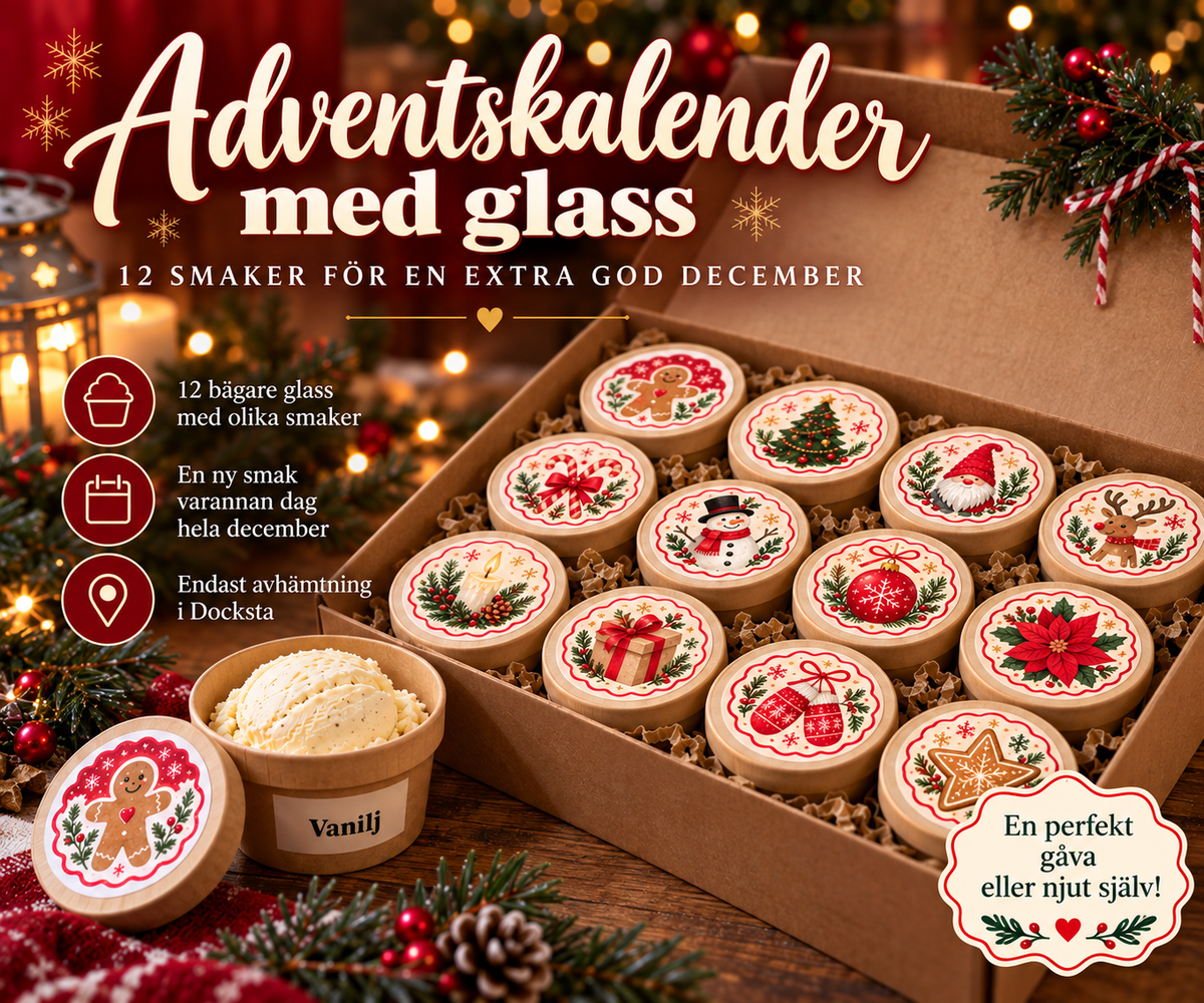 Glass adventskalender (OBS!endast avhÀmtning)