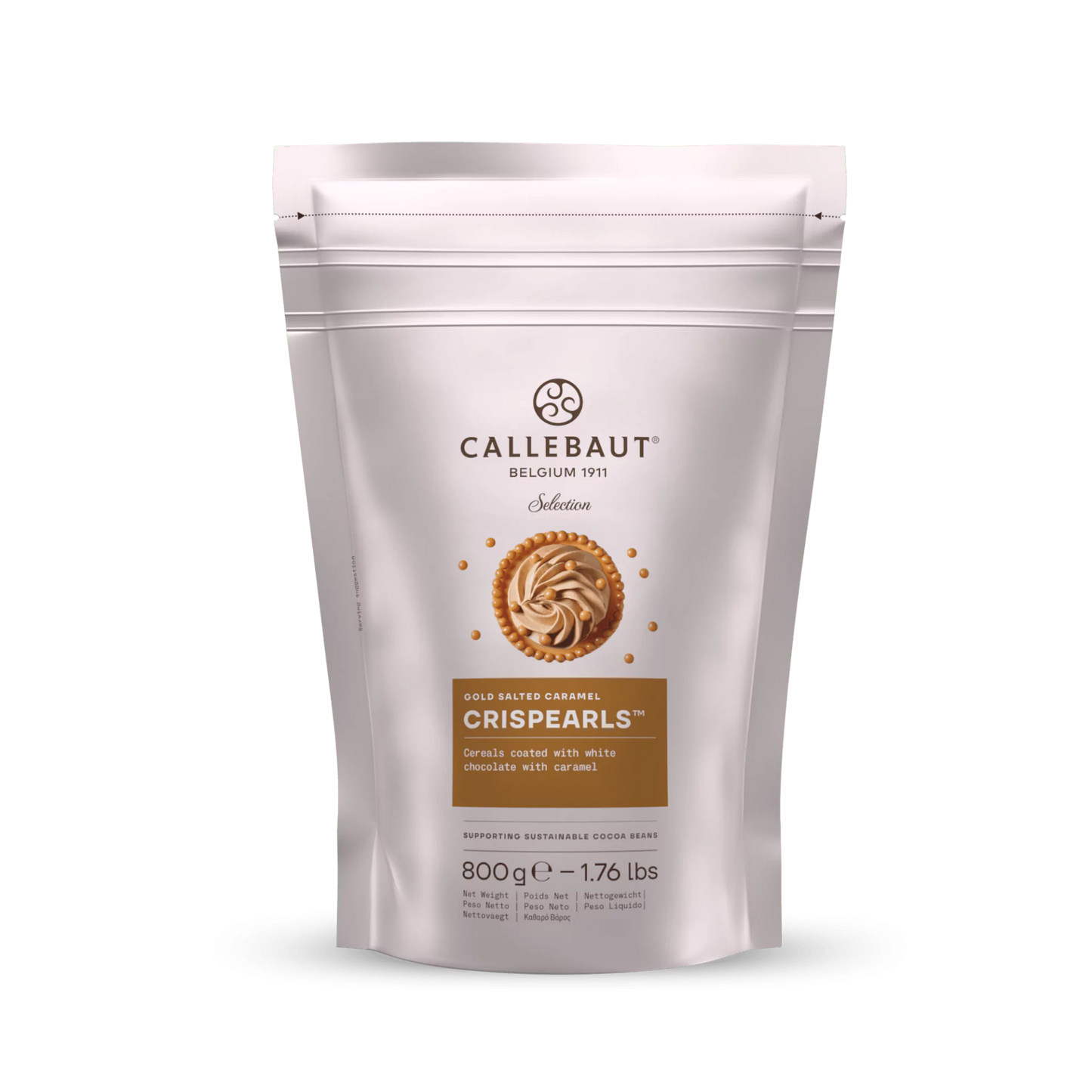 Callebaut Crispearls Gold Salted Caramel, 800 g